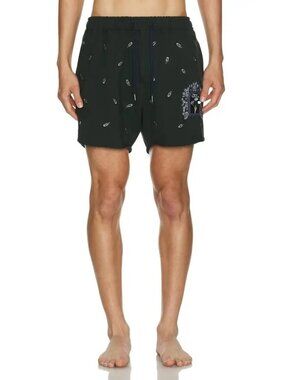 Agua Bendita Cece Cipres Shorts Green Mens Size 38